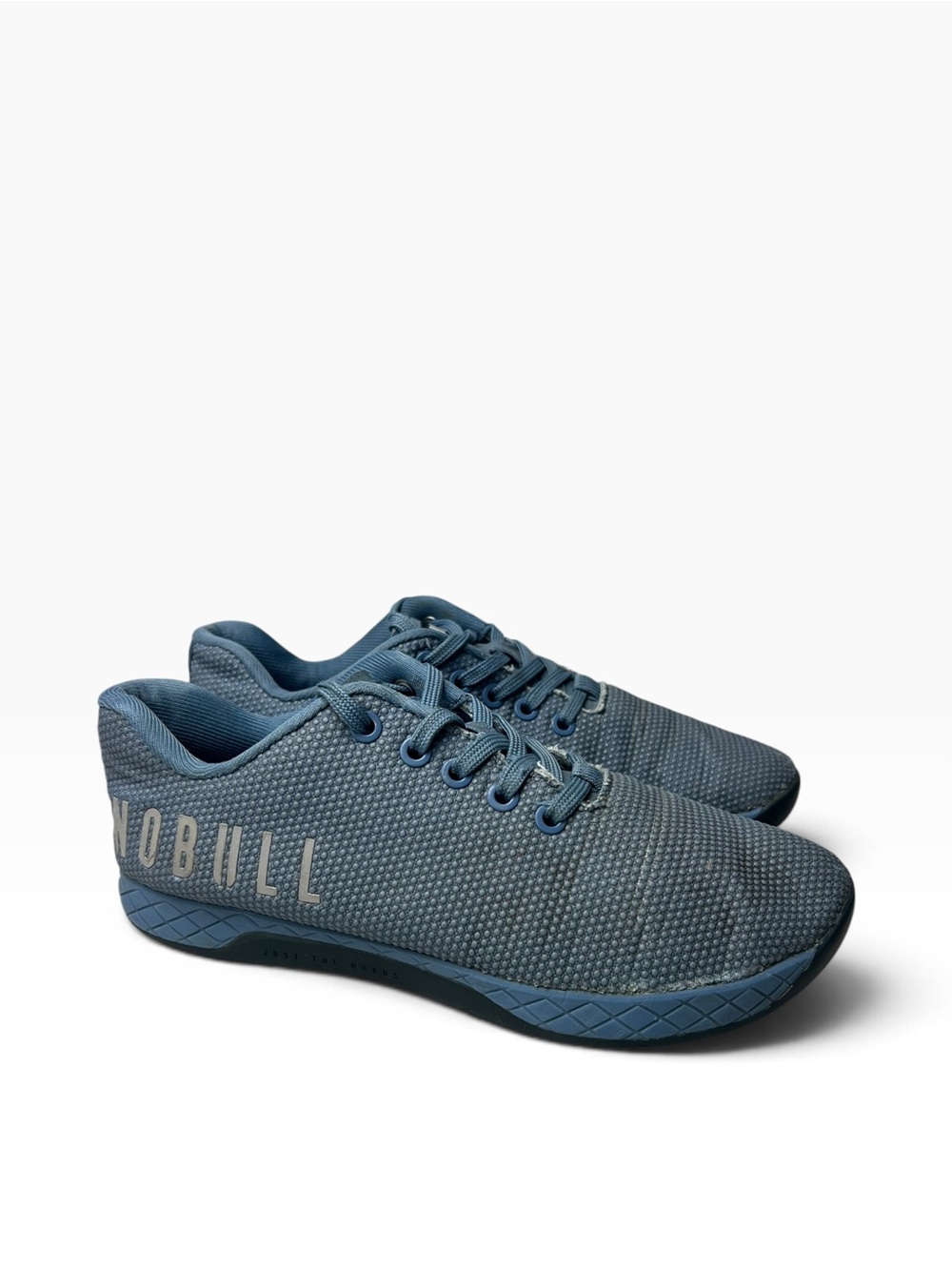 NOBULL Blue/Gray Unisex Women’s 7.5 Training Sneakers *Fair*